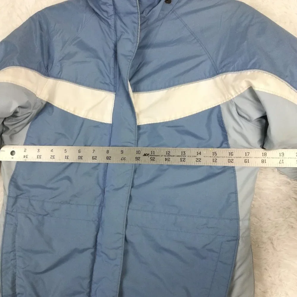 Columbia Girls Jacket‎ Insulated Blue Full Zip Pockets Youth 7/8